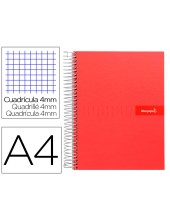 CUADERNO ESP. CRAFTY A4 T.FORRADA 4MM 80H. 90GR. RJ. *32167