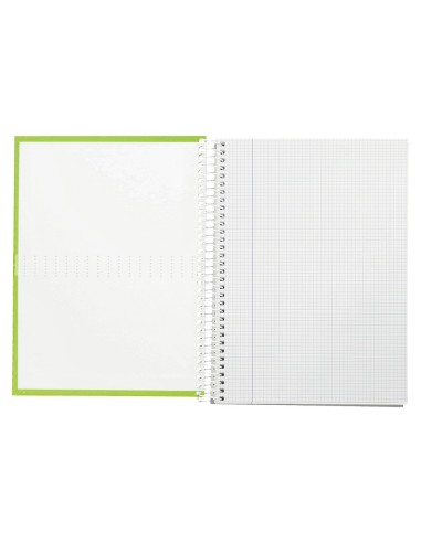 CUADERNO ESP. CRAFTY A4 T.FORRADA 4MM 80H. 90GR. VE. *32169