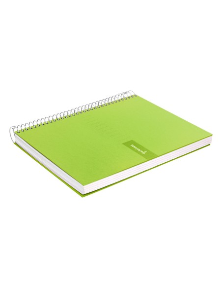 CUADERNO ESP. CRAFTY A4 T.FORRADA 4MM 80H. 90GR. VE. *32169