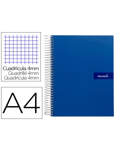 CUADERNO ESP. CRAFTY A4 T.FORRADA 4MM 80H. 90GR. AZ. *32166