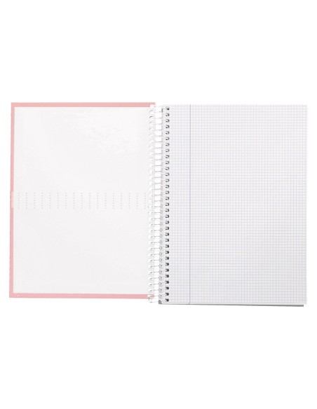 CUADERNO ESP. CRAFTY A4 T.FORRADA 4MM 80H. 90GR. ROSA