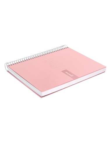 CUADERNO ESP. CRAFTY A4 T.FORRADA 4MM 80H. 90GR. ROSA