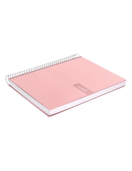 CUADERNO ESP. CRAFTY A4 T.FORRADA 4MM 80H. 90GR. ROSA