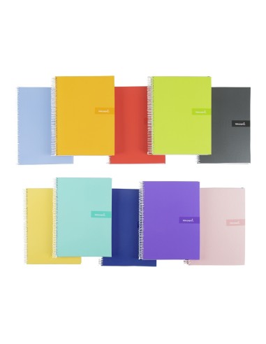 CUADERNO ESP. CRAFTY A4 T.FORRADA 3MM 80H. 90GR. COL.SURT.*33074