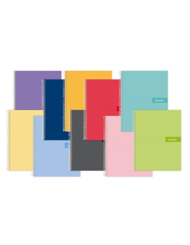 CUADERNO ESP. CRAFTY A4 T.FORRADA 5MM 80H. 90GR. SURT.