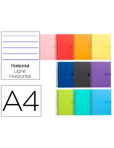 CUADERNO ESP. CRAFTY A4 T.FORRADA HORIZONTAL 80H. 90GR. SURT.