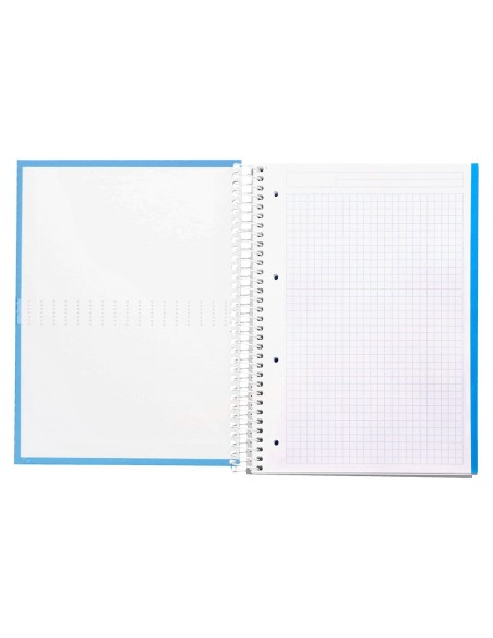 CUADERNO ESP. CRAFTY A4 T.FORRADA MICRO 120H 90GR.5MM.5B.4T.AZ.*77137