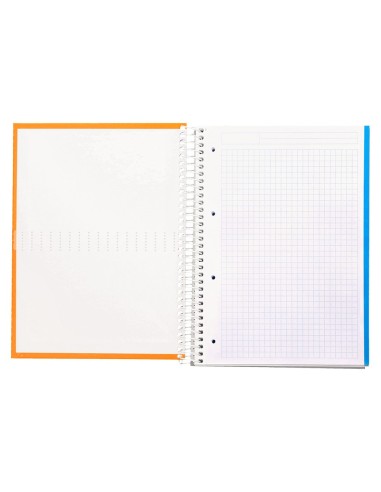 CUADERNO ESP. CRAFTY A4 T.FORRADA MICRO 120H 90GR.5MM.5B.4T.NJ.*47408