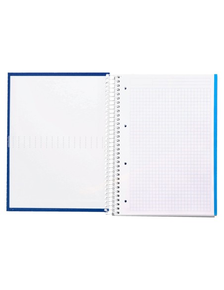 CUADERNO ESP. CRAFTY A4 T.FORRADA 5MM 5B 4T.120H.90GR. AZ .*32895