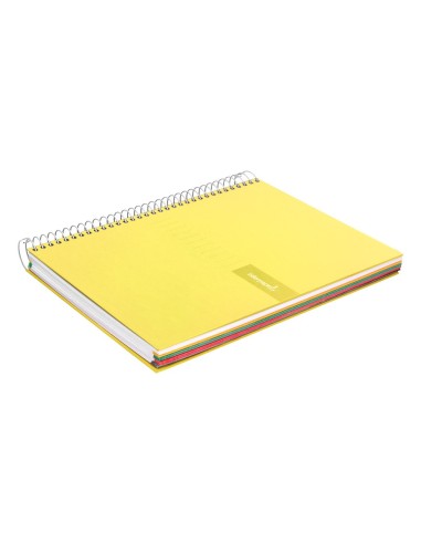 CUADERNO ESP. CRAFTY A4 T.FORRADA MICRO 120H 90GR. 5MM 5B.4T. AM.