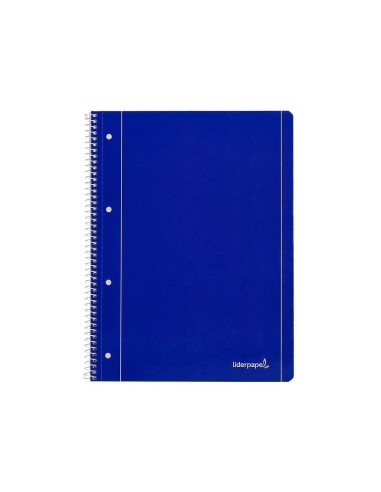 CUADERNO ESP. LIDERPAPEL A4 T.BLANDA MICRO 5MM 4T. 80H 70GR. AZ.