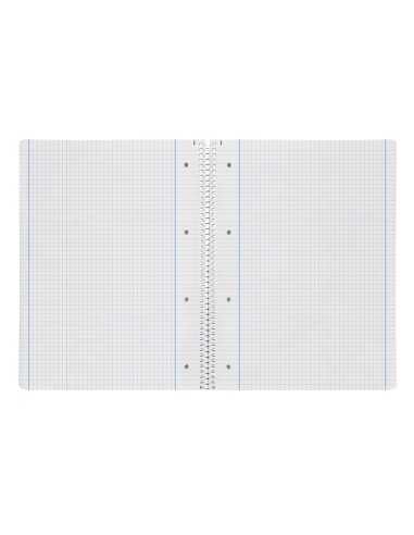 CUADERNO ESP. LIDERPAPEL A4 T.BLANDA MICRO 5MM 4T. 80H 70GR. AZ.