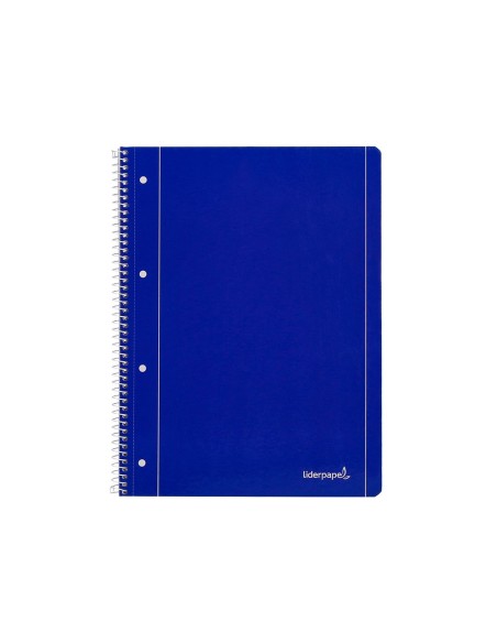 CUADERNO ESP. LIDERPAPEL A4 T.BLANDA MICRO HOR.4T. 80H 70GR. AZ.