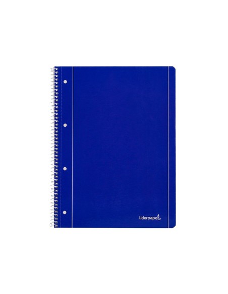 CUADERNO ESP. LIDERPAPEL A4 T.BLANDA MICRO LISO 4T. 80H 70GR. AZ.