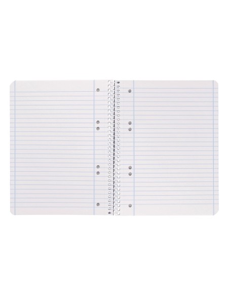 CUADERNO ESP. LIDERPAPEL A5 T.BLANDA MICRO HOR 6T. 80H. 70GR. AZ.