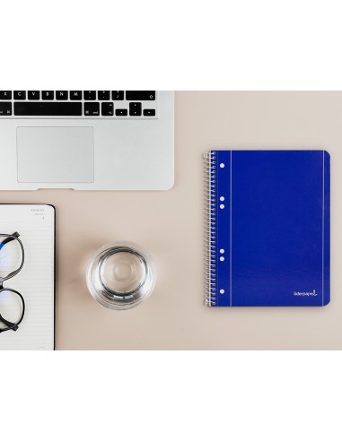 CUADERNO ESP. LIDERPAPEL A5 T.BLANDA MICRO LISO 6T. 80H. 70GR. AZ.