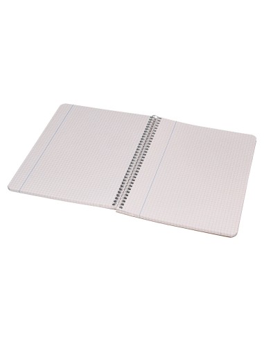 CUADERNO ESP. ECOUSE A5 T.CARTON RECICLADO KRAFT 4MM 80H. 60GR.