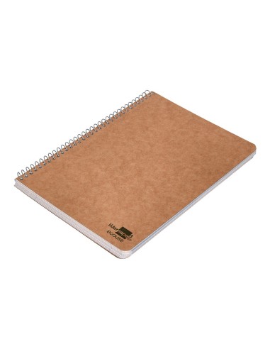 CUADERNO ESP. ECOUSE A5 T.CARTON RECICLADO KRAFT 4MM 80H. 60GR.