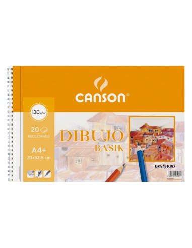 CUADERNO ESP. CANSON DIBUJO A4 MICRO 2T. 20H. 160GR. C/REC