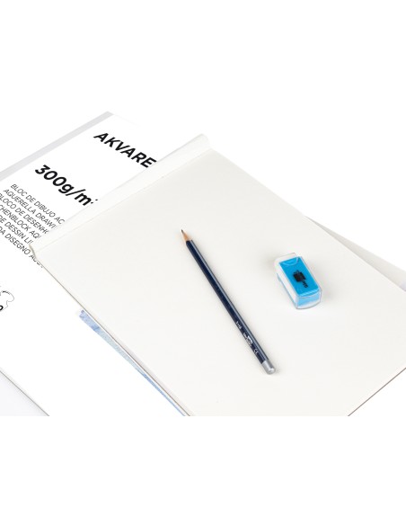 BLOC ENCOLADO LIDERPAPEL DIBUJO A4 ACUARELA 20H. 300GR.