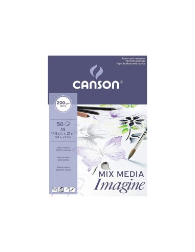 BLOC ENCOLADO CANSON DIBUJO A5 50H. 200GR BLOC ENCOLADO CANSON DIBUJO A5 50H. 200GR