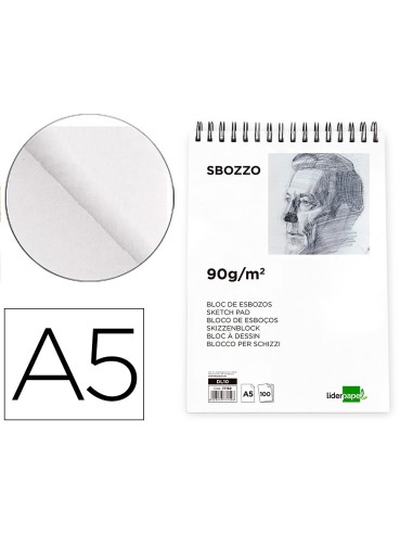 CUADERNO ESP. LIDERPAPEL DIBUJO A5 100H. 90GR.