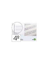 BLOC ESP. LIDERPAPEL MUSICA A5 PENTAGRAMA 4MM 20H 100GR. C/INTERLINEA 2