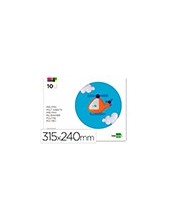 BLOC LIDERPAPEL MANUALIDADES 240X315MM FIELTRO 10H. 180GR. SURT. 2