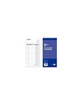 TALONARIO CAMARERO TRES FL.114 NATURAL SIN IVA 2