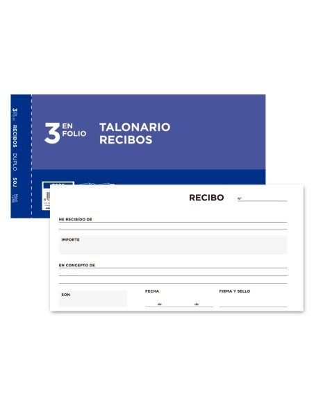 TALONARIO RECIBOS TRES EN FL.APAISADO 236 DUPLICADO TALONARIO RECIBOS TRES EN FL.APAISADO 236 DUPLICADO
