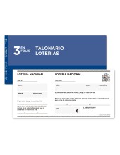 TALONARIO LOTERIA TRES FL.111