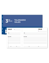 TALONARIO VALES TRES EN FL.104