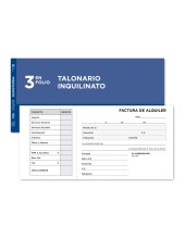 TALONARIO INQUILI- NATO TRES FL.207 DUPLICADO C/IVA