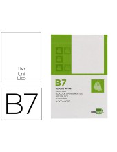 BLOC ENCOLADO LIDERPAPEL 88X125MM PERFORADO LISO 80H 60GR.