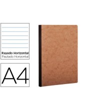 CUADERNO COSIDO AGE-BAG A4 T.CARTON HORIIZONTAL 96H. 90GR. HAVANA