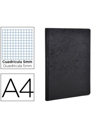 CUADERNO COSIDO AGE-BAG A4 T.CARTON 5MM.96H. 90GR. NG.