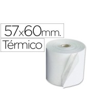 ROLLO SUMADORA EXACOMPTA TERMICO 57MM X 60MM 55 G/M2 SIN BISFENOL A