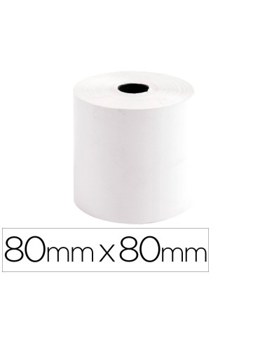 ROLLO SUMADORA EXACOMPTA TERMICO 80MM X 80MM 44 G/M2