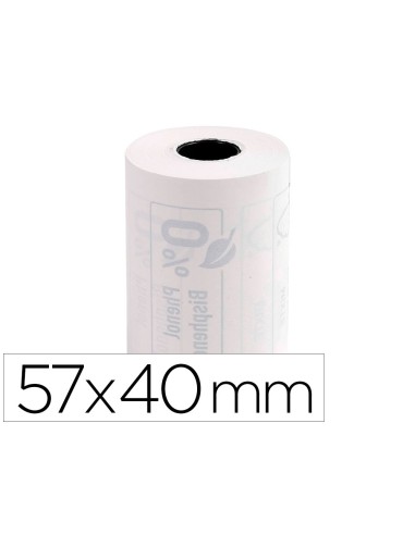 ROLLO SUMADORA EXACOMPTA TERMICO TPV 57MM X 40MM 55 G/M2 FSC SIN FENO