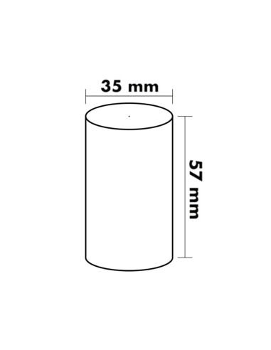 ROLLO SUMADORA TERMICO Q-CON.57MM ANC X 35MM TPV SIN BISFENOL 70 G/M2