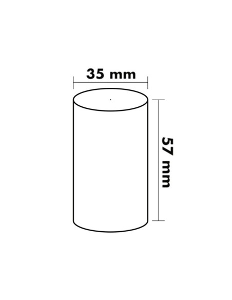 ROLLO SUMADORA TERMICO Q-CON.57MM ANC X 35MM TPV SIN BISFENOL 70 G/M2
