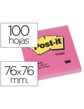 BLOC NOTAS ADH. POST-IT 76X76MM 100H. FUC. NEON