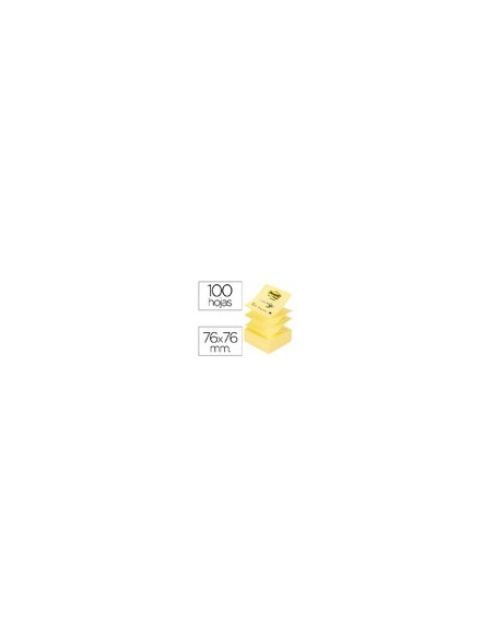 BLOC NOTAS ADH. POST-IT 76X76MM Z-NOTES 100H. AM. BLOC NOTAS ADH. POST-IT 76X76MM Z-NOTES 100H. AM.
