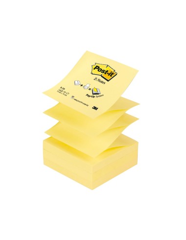 BLOC NOTAS ADH. POST-IT 76X76MM Z-NOTES 100H. AM. BLOC NOTAS ADH. POST-IT 76X76MM Z-NOTES 100H. AM.