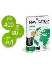 PAPEL FOTOCOPIADORA NAVIGATOR A4 80 GRAMOS PQ.DE 400H.