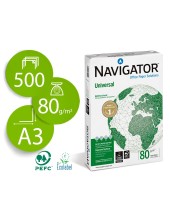 PAPEL FOTOCOP.NAVIGATOR A3 80 GRAMOS PAPEL MULTIUSO