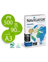 PAPEL FOTOCOP.NAVIGATOR A3 90 GRAMOS PAPEL MULTIUSO 119907