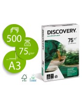 PAPEL FOTOCOP.DISCOVERY A3 75 GRS. 500H. MULTIUSO