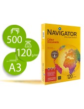 PAPEL FOTOCOPIADORA NAVIGATOR DIN A3 120 GRAMOS PAQUETE 500 H.