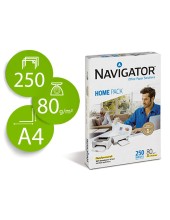 PAPEL FOTOCOPIADORA NAVIGATOR HOME PACK DIN A4 80 GR.PAQUETE 250 H.